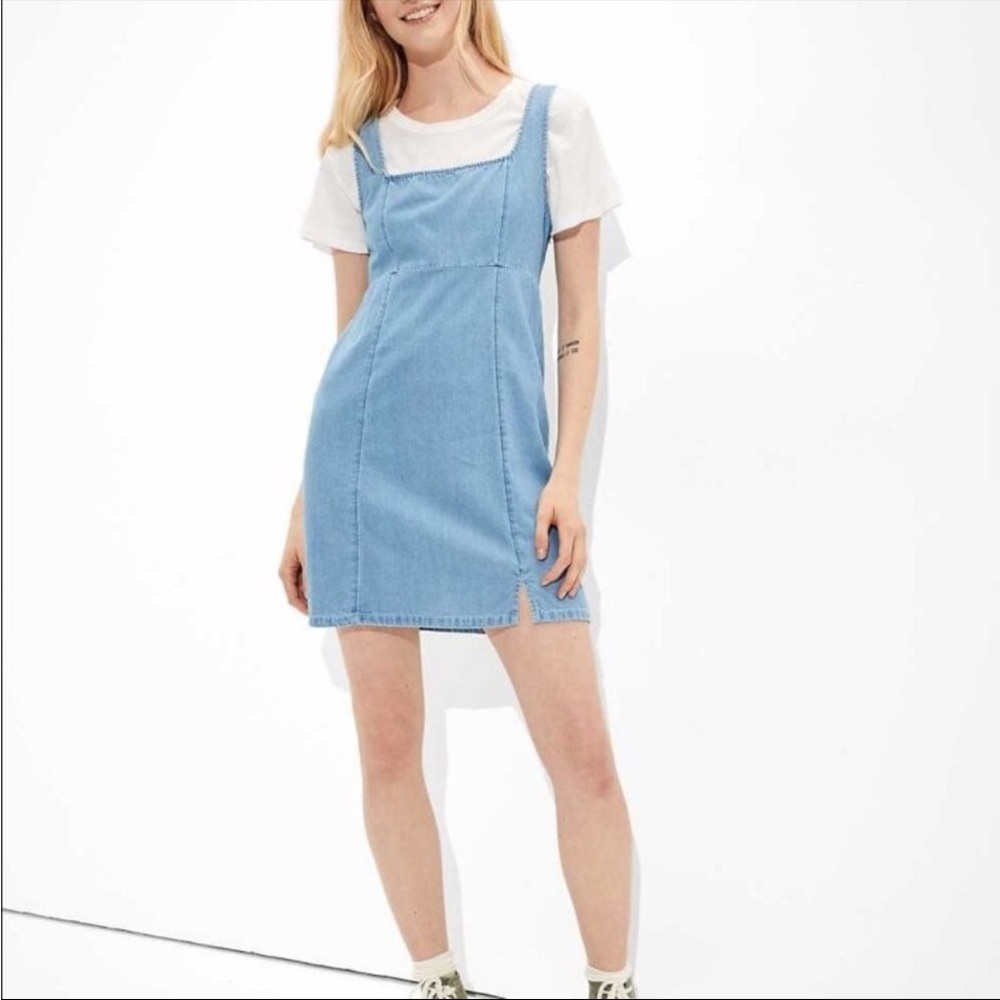 AE square neck mini dress